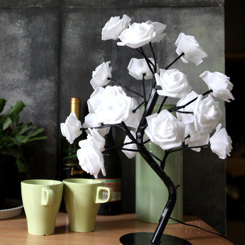 Rose Flower LED Bonsai Lamp