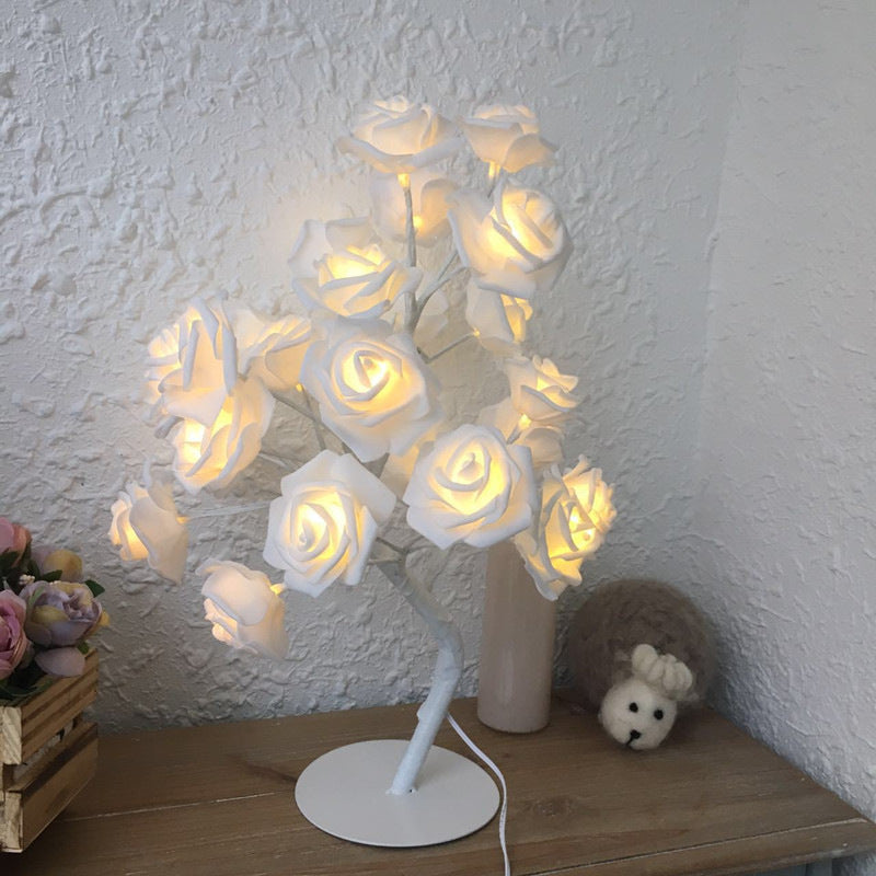 Rose Flower LED Bonsai Lamp