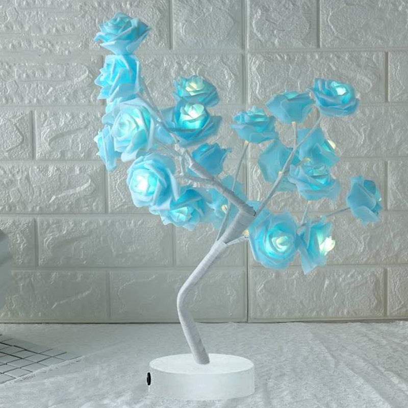 Rose Flower LED Bonsai Lamp